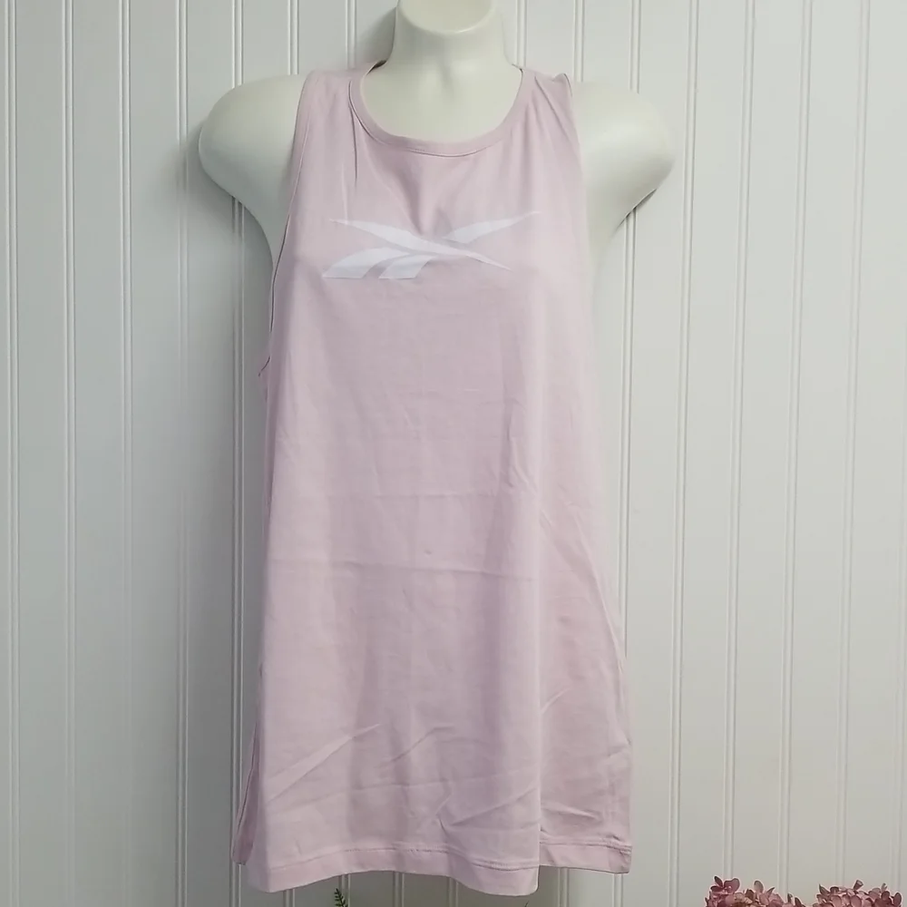 𝅺Reebok Graphic Athletic Racerback Tank Top - Picture 3 of 10